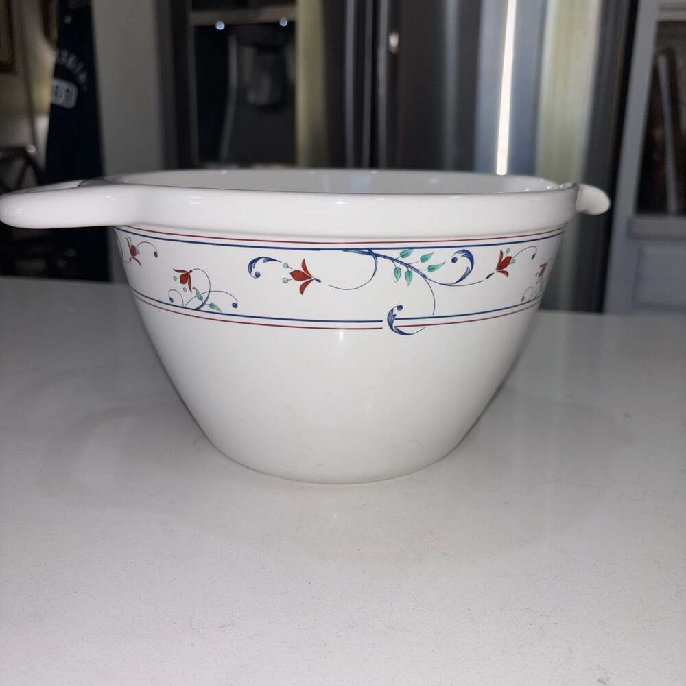 Mikasa Ultra Ceram Bake & Serve Mixing Bowl UP157 Annette Pattern